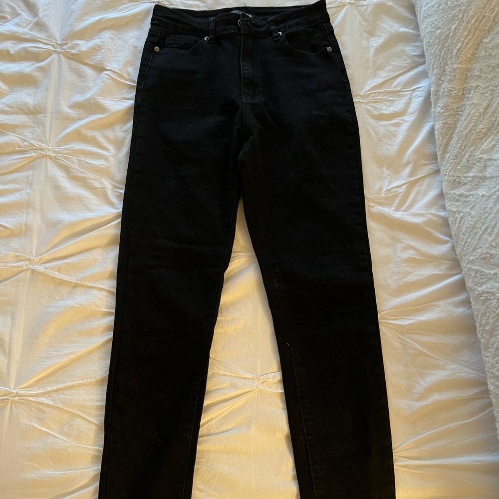 High Waisted Black Fashion Nova Jeans